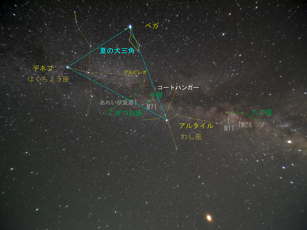 そうだ奥三河に行こう!天の川の中にある小さな星座たち。